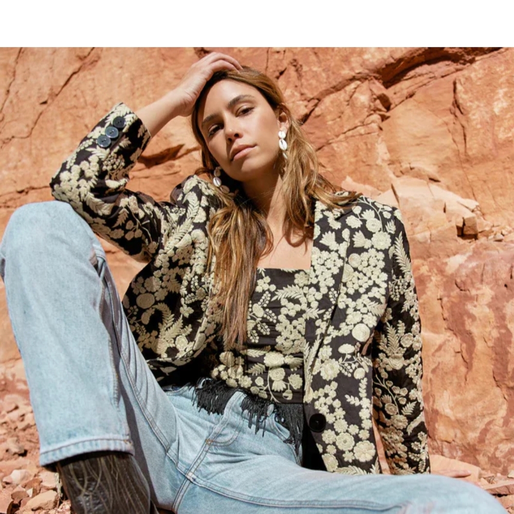 Eddy embroidered Doris Blazer Floral